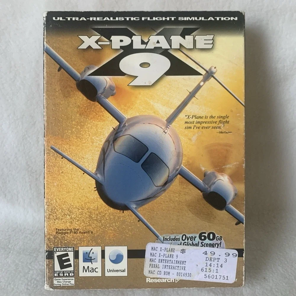 X-Plane 9 (PC, 2008) Flight Simulator 6 Disc Set